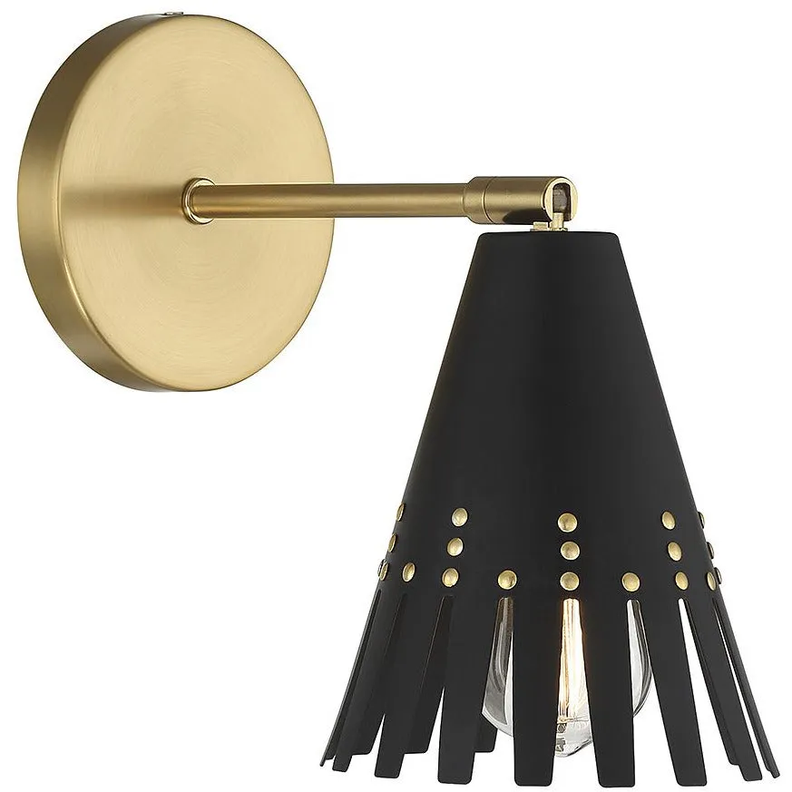 1-Light Adjustable Wall Sconce