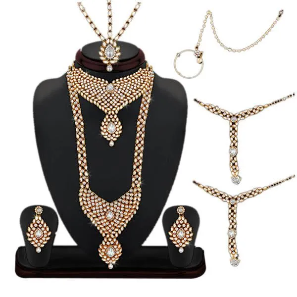 14Fashions Gold Plated Bridal Jewellery Set