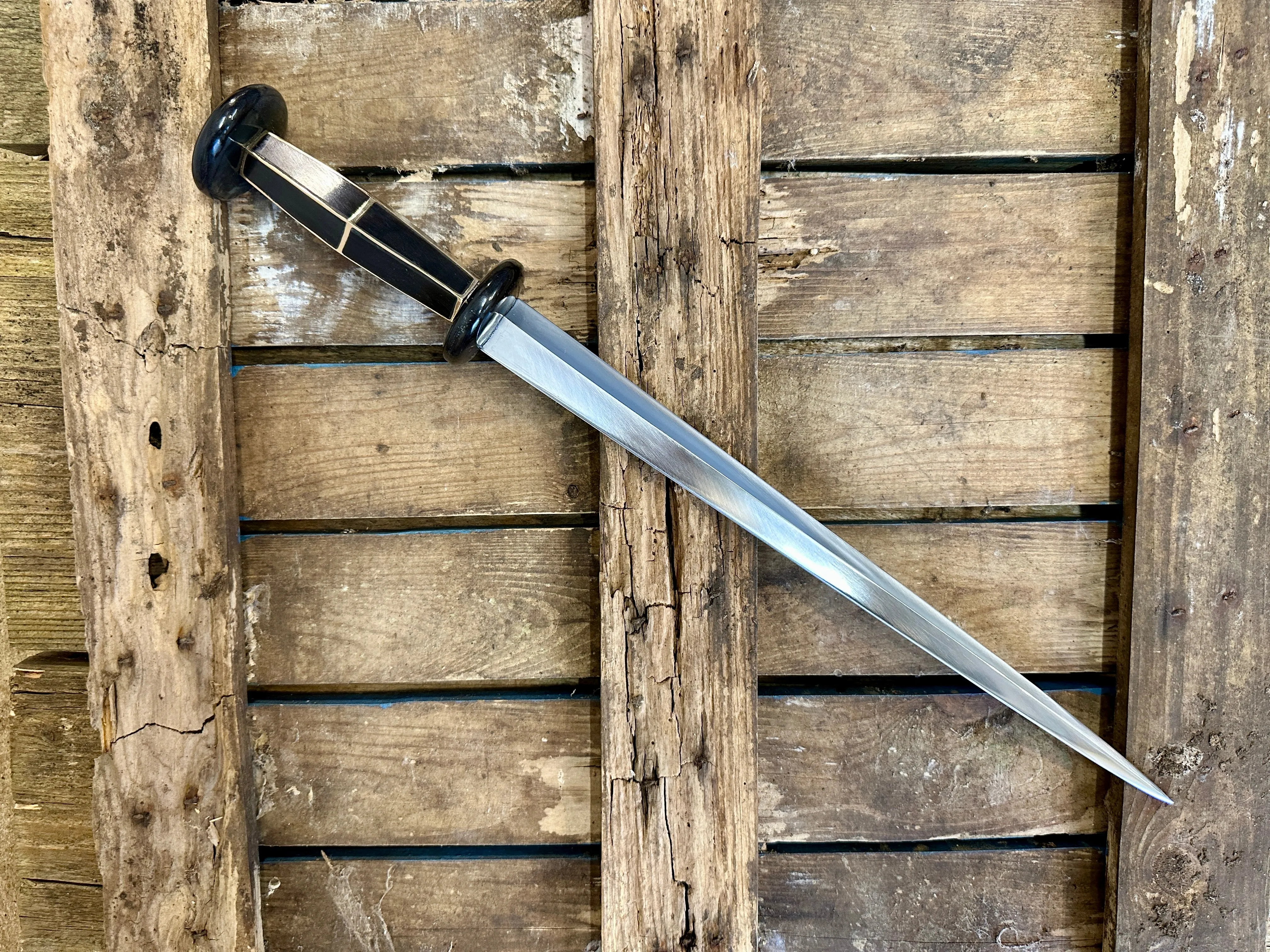 15thC Italian Faceted Rondel Dagger - SOLD