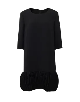 Accordion Hem Marni Shift Dress