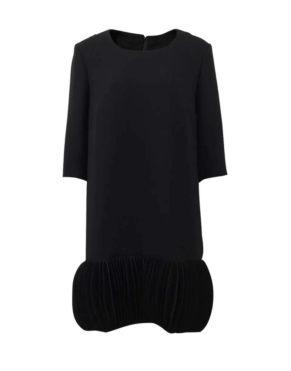 Accordion Hem Marni Shift Dress