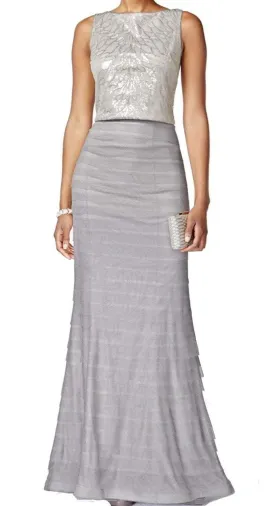 Adrianna Papell - 81928040 Sleeveless Embellished Bateau Sheath Dress