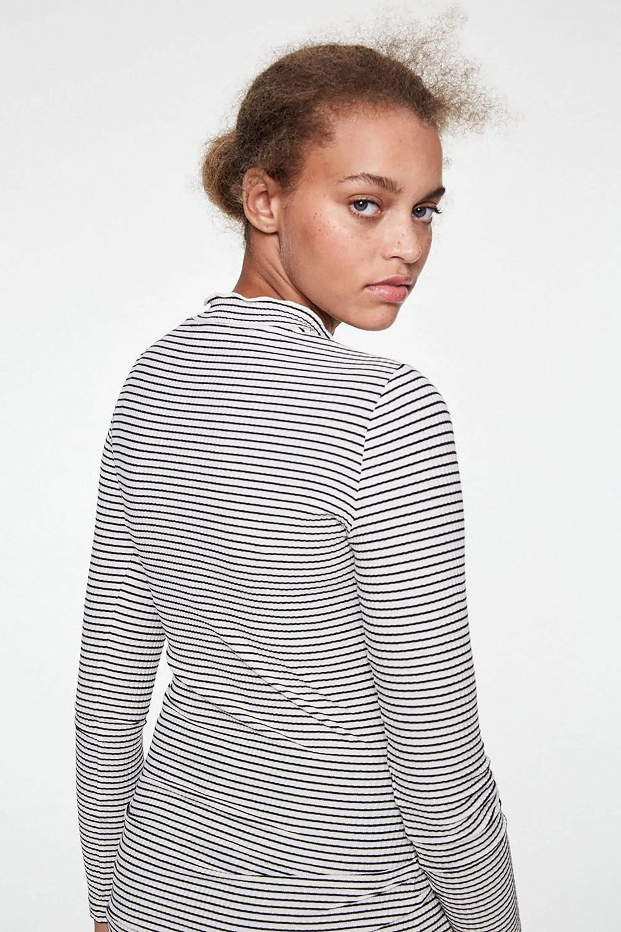 alanis top long sleeves small stripes