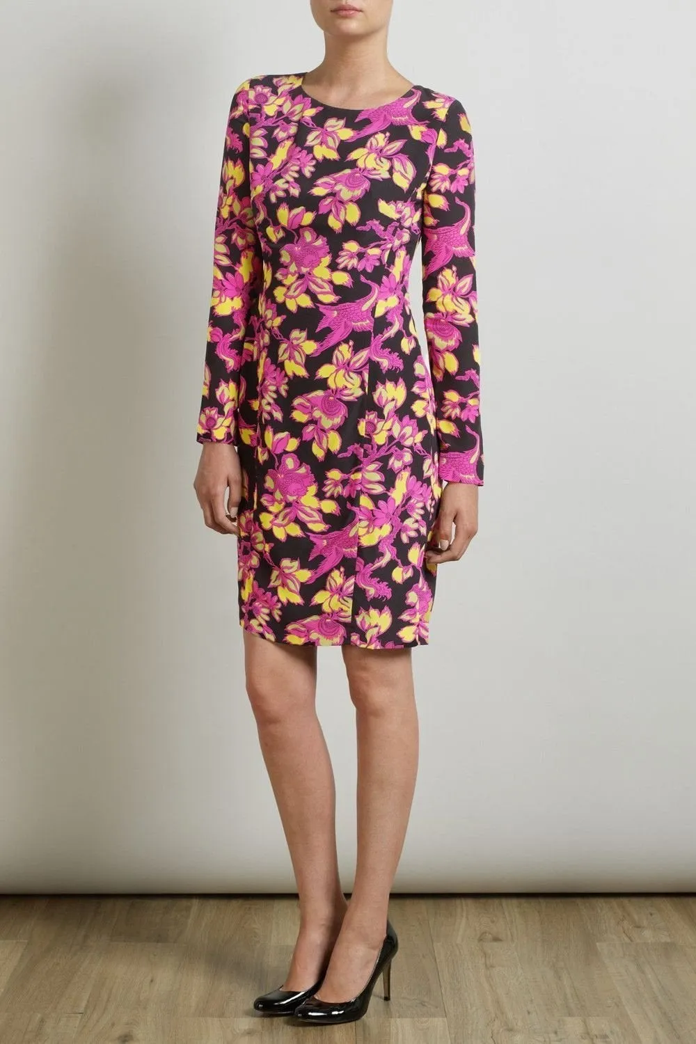 ALICE TEMPERLEY Somerset Label 100% Silk Floral Shift Dress (UK 6 - UK 18)