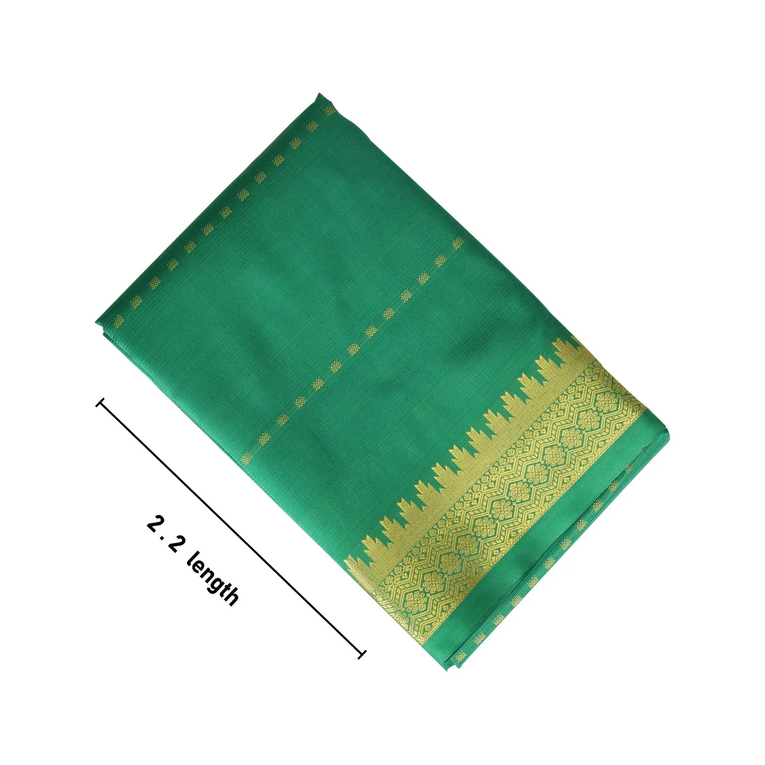 Amman Saree - 6 Yards | Butta Pattu Devi Dress for Goddess | Traditional Assorted Color Saree