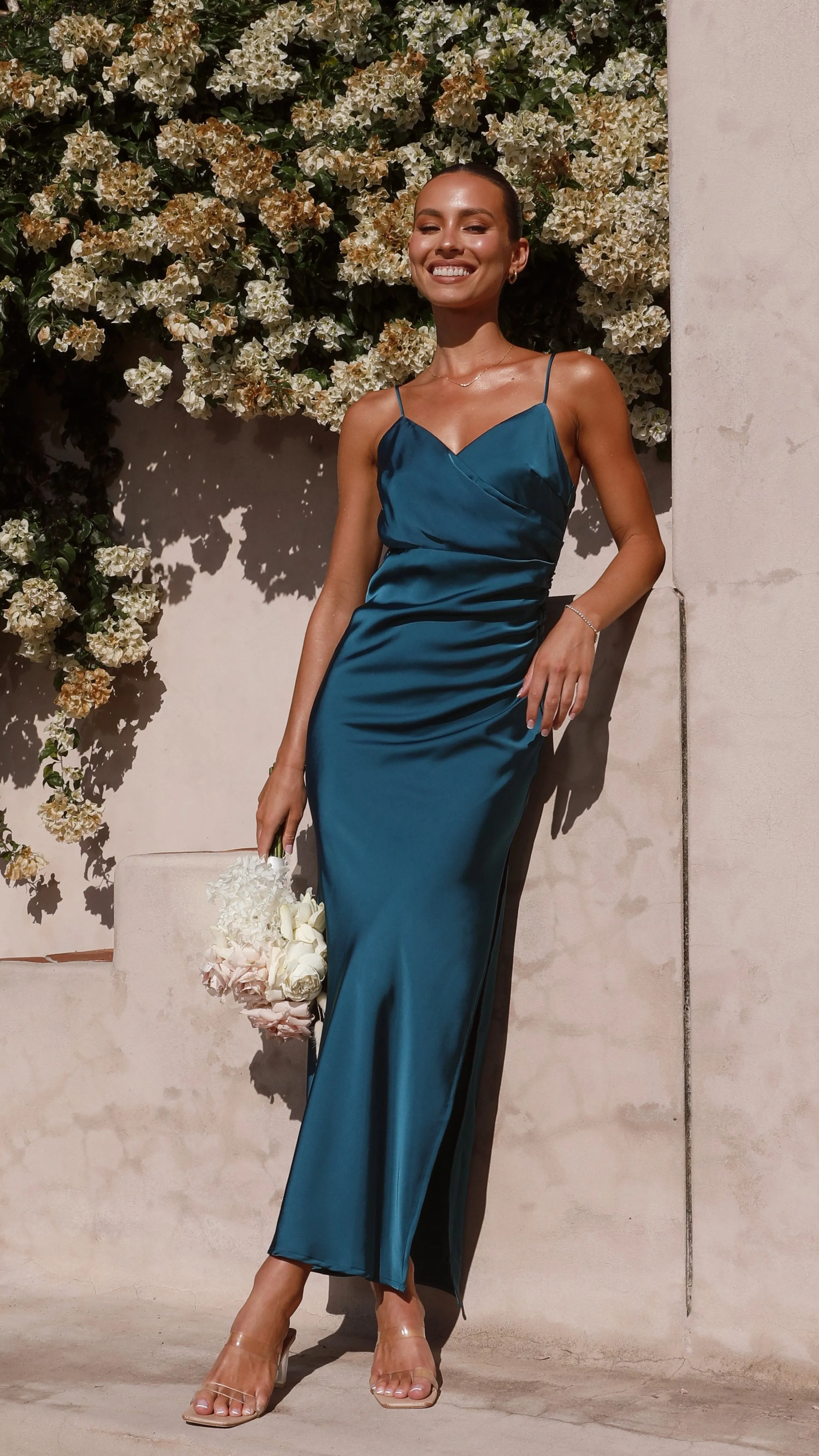 Ariana Maxi Dress - Teal