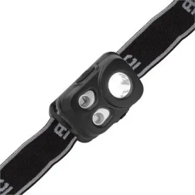 Arlec Black Rechargeable LED Head Torch - 3W, 100 Lumens