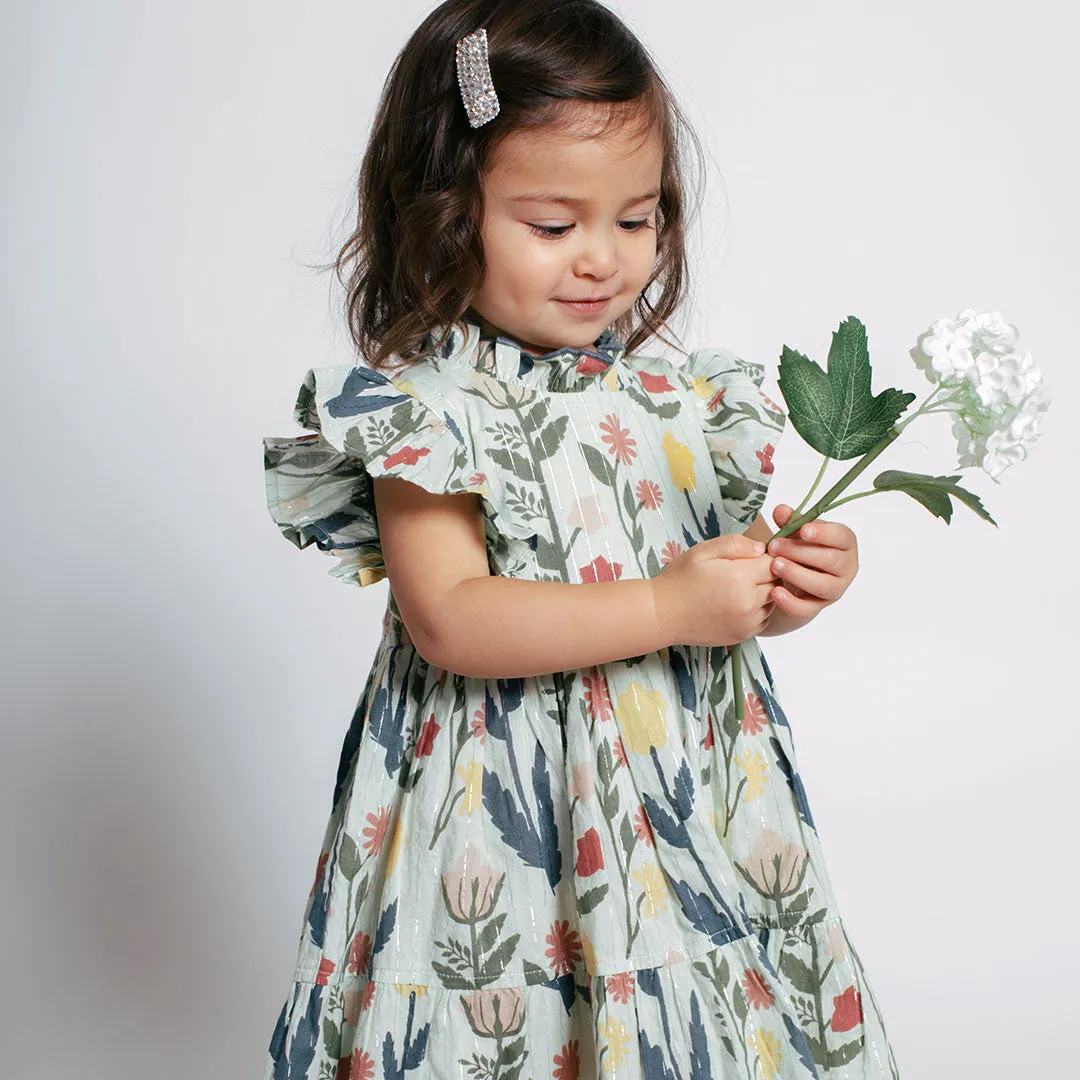 Baby Girls Jennifer Dress Set - Paper Floral