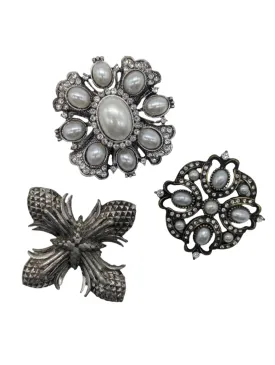 Bernini Trio Brooch Set