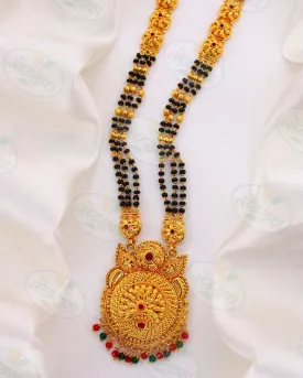 BLACK BEADS DESIGNER  MANGALSUTRA