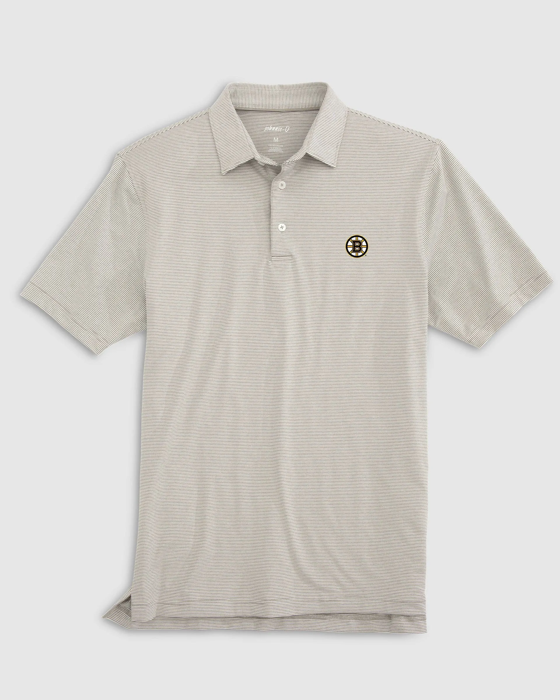 Boston Bruins Lyndon Striped Jersey Performance Polo