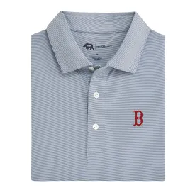 Boston Red Sox Hairline Stripe Performance Polo