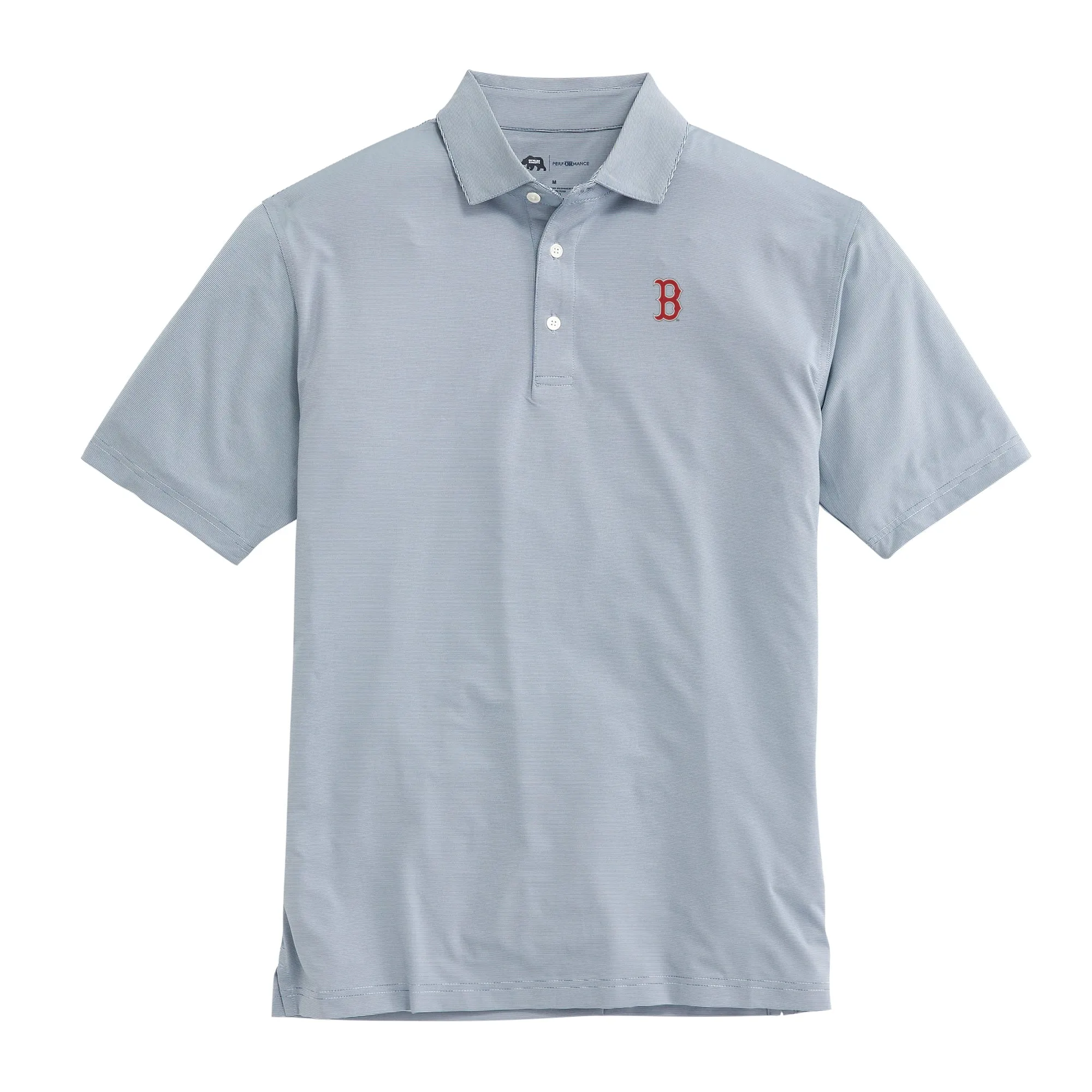 Boston Red Sox Hairline Stripe Performance Polo