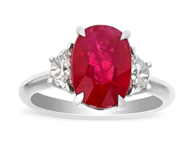 Burma Ruby Ring, 4.39 Carats