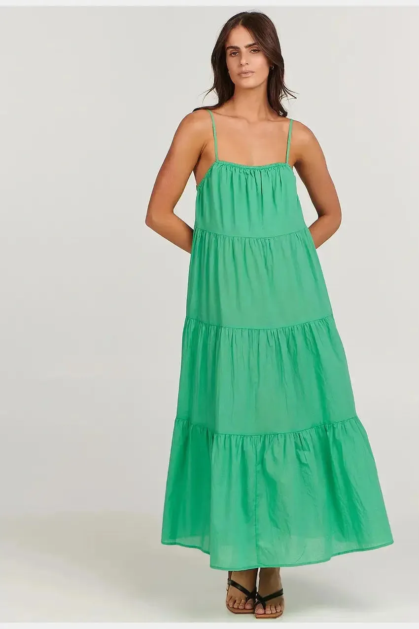 Charlie holiday jenna maxi dress - green