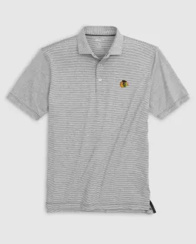 Performance Polo - Lyndonn Striped Jersey for Chicago Blackhawks Fans