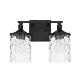 Colton 2 Light Vanity - Black