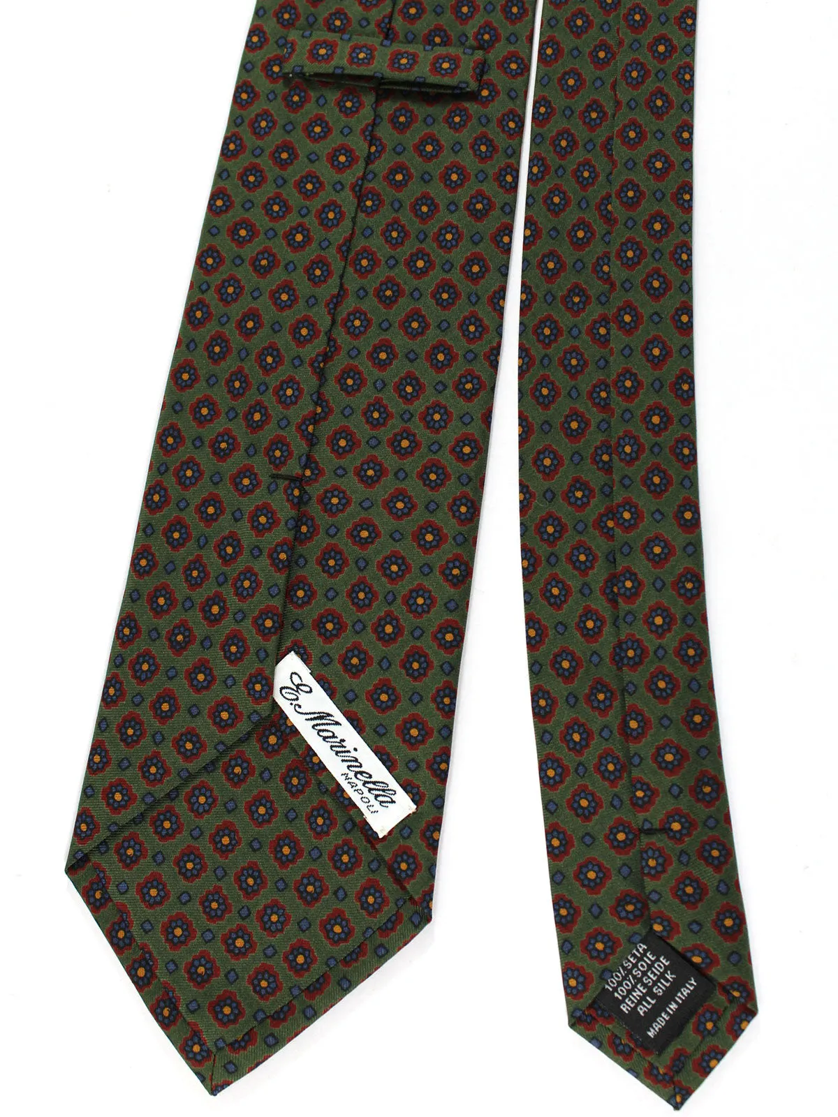 E. Marinella Tie Green Floral