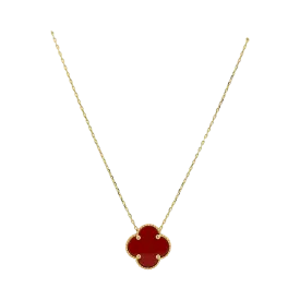 ENAMEL CLOVER NECKLACE