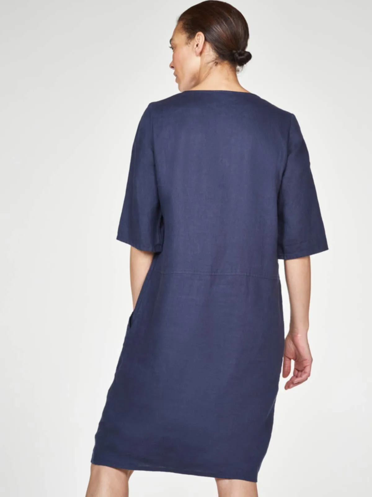 Erin Shift Dress - Navy