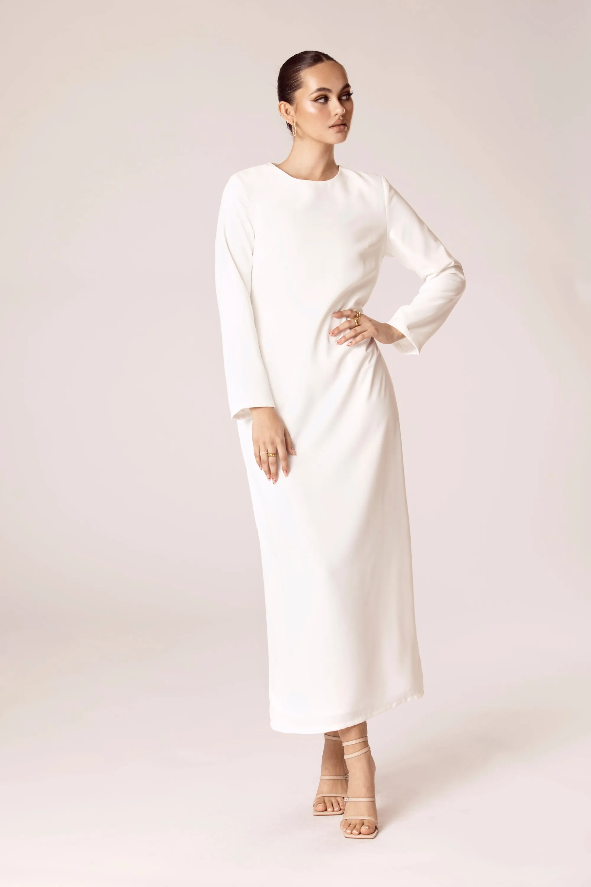 Essential Inner Slip Maxi Dress - White