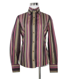 Etro Multicolor Striped Shirt sz 4