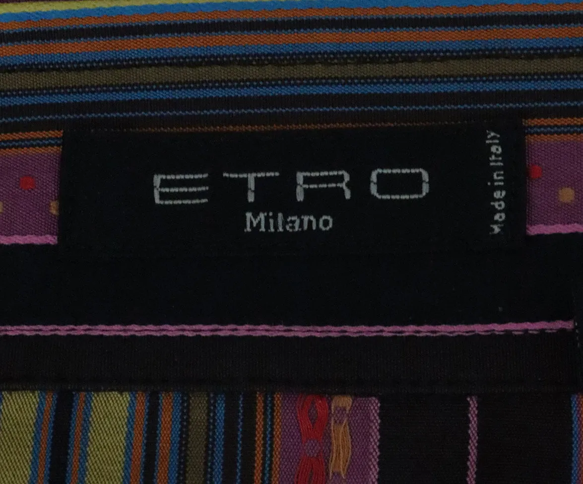 Etro Multicolor Striped Shirt sz 4