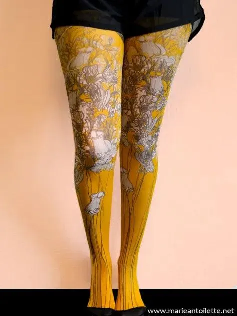 Flavie | Printed Tights