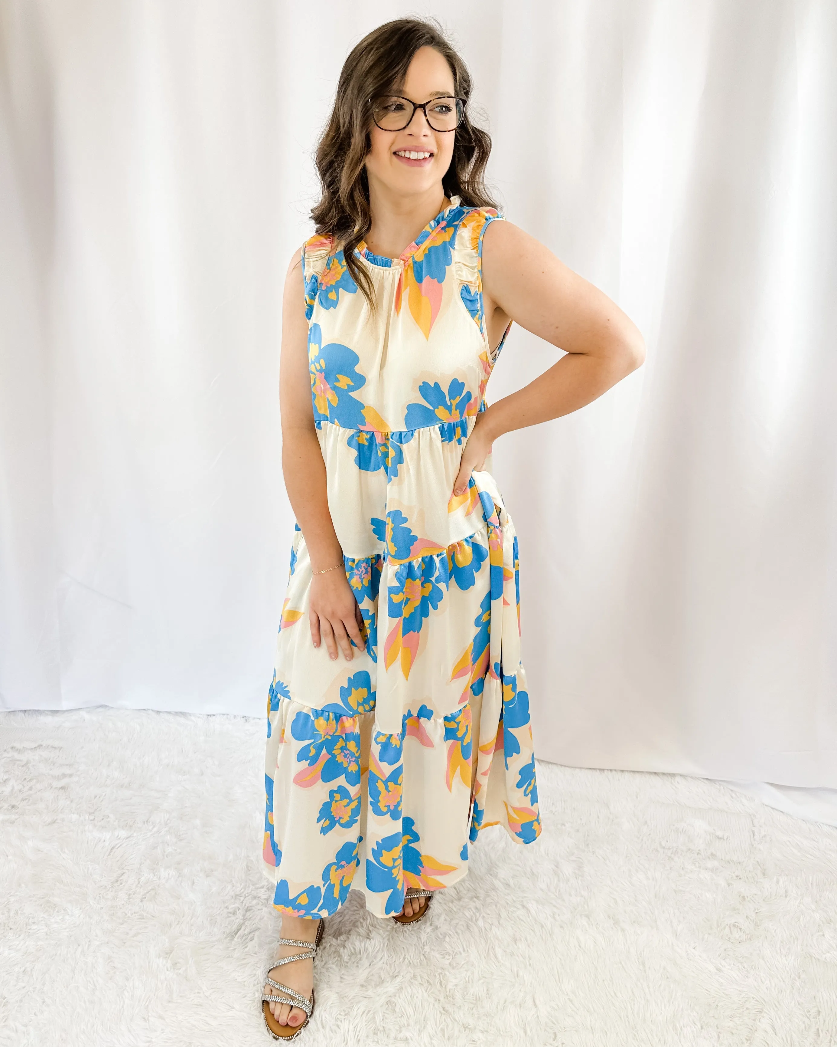 Floral Feels Tiered Maxi Dress