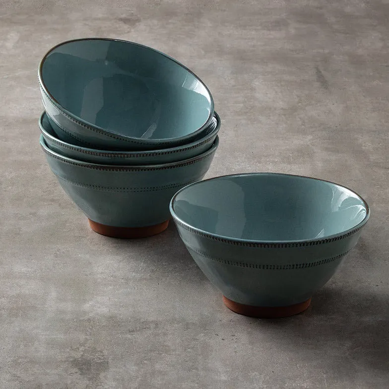 Glazed Terracotta Stoneware Serving Bowls