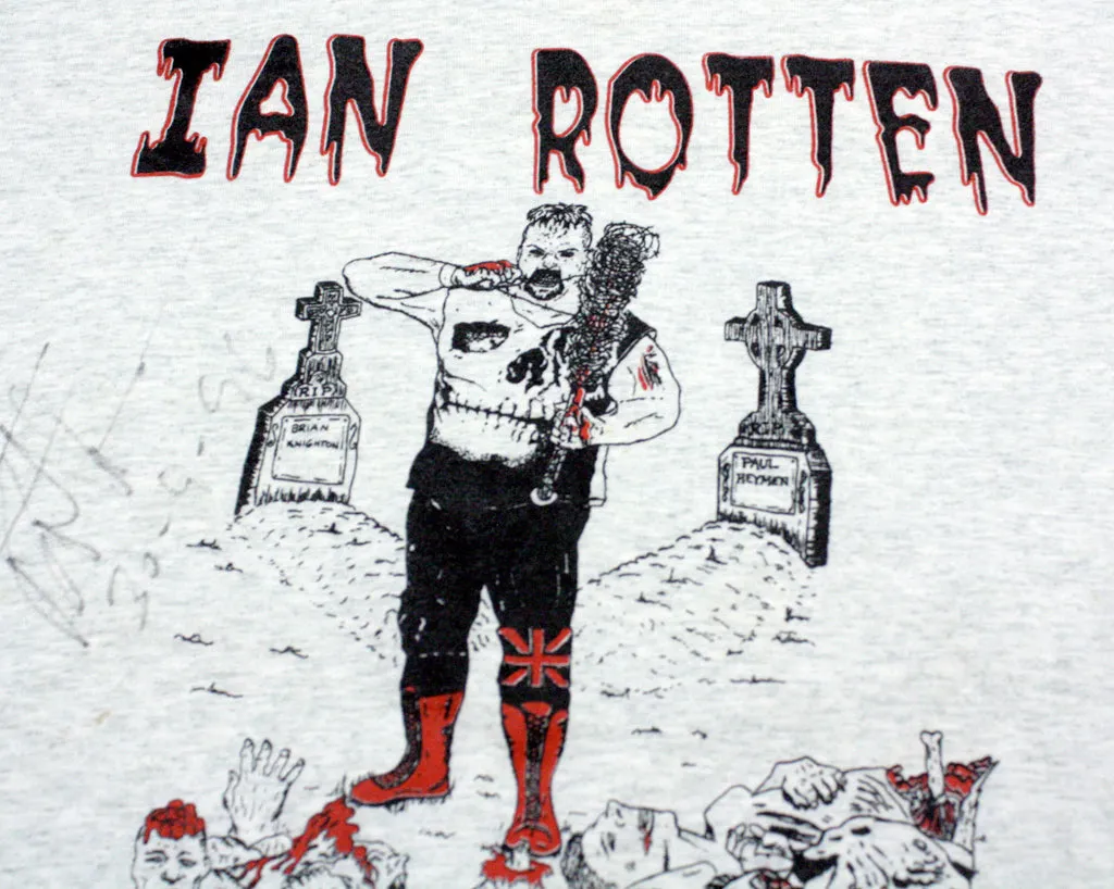 IAN ROTTEN WHO'S THE MAN T-SHIRT MEDIUM