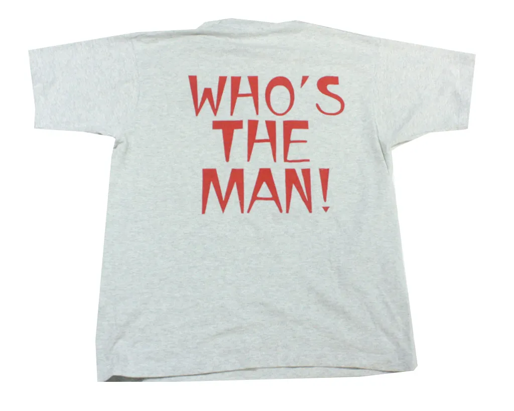 IAN ROTTEN WHO'S THE MAN T-SHIRT MEDIUM