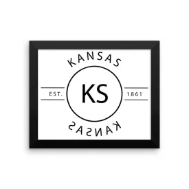 Kansas - Framed Print - Reflections