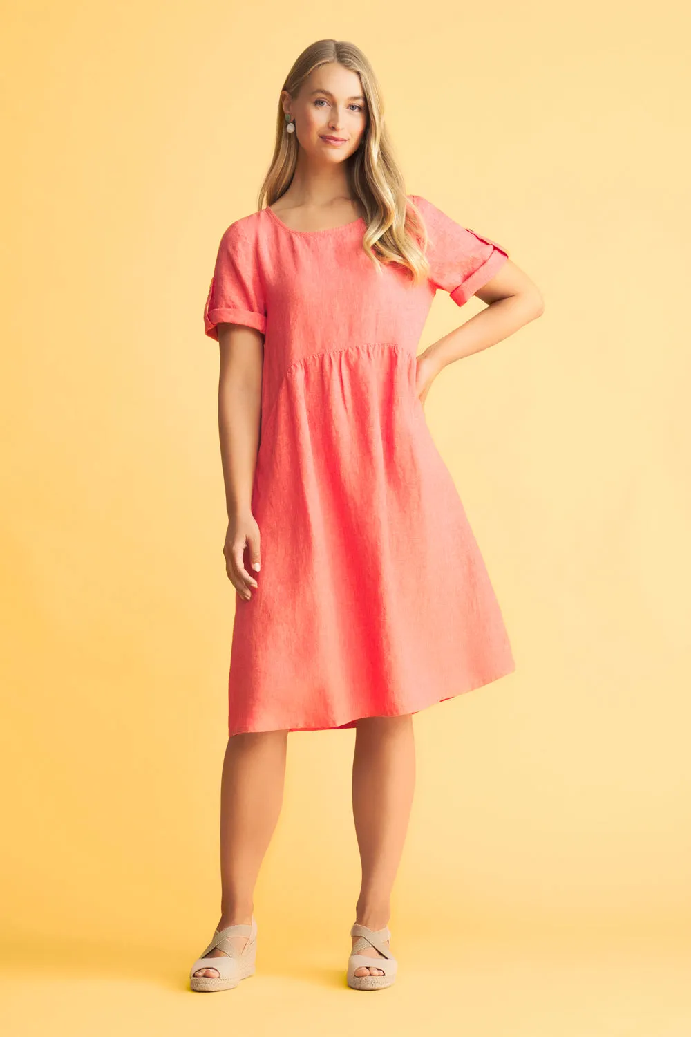 Linen Shift Dress