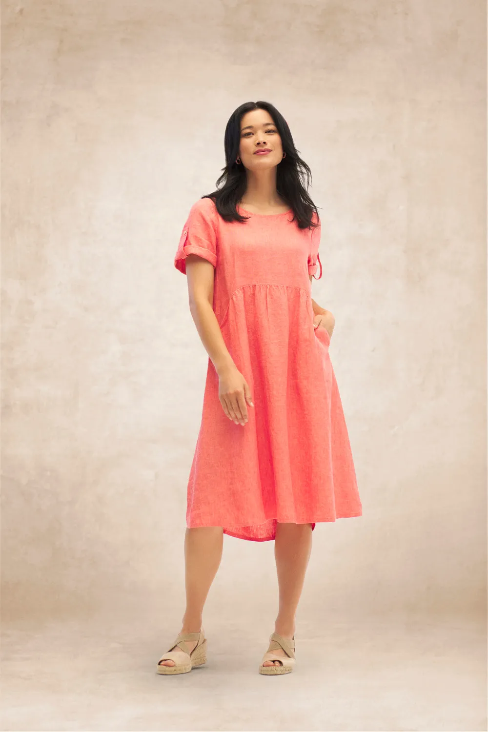 Linen Shift Dress