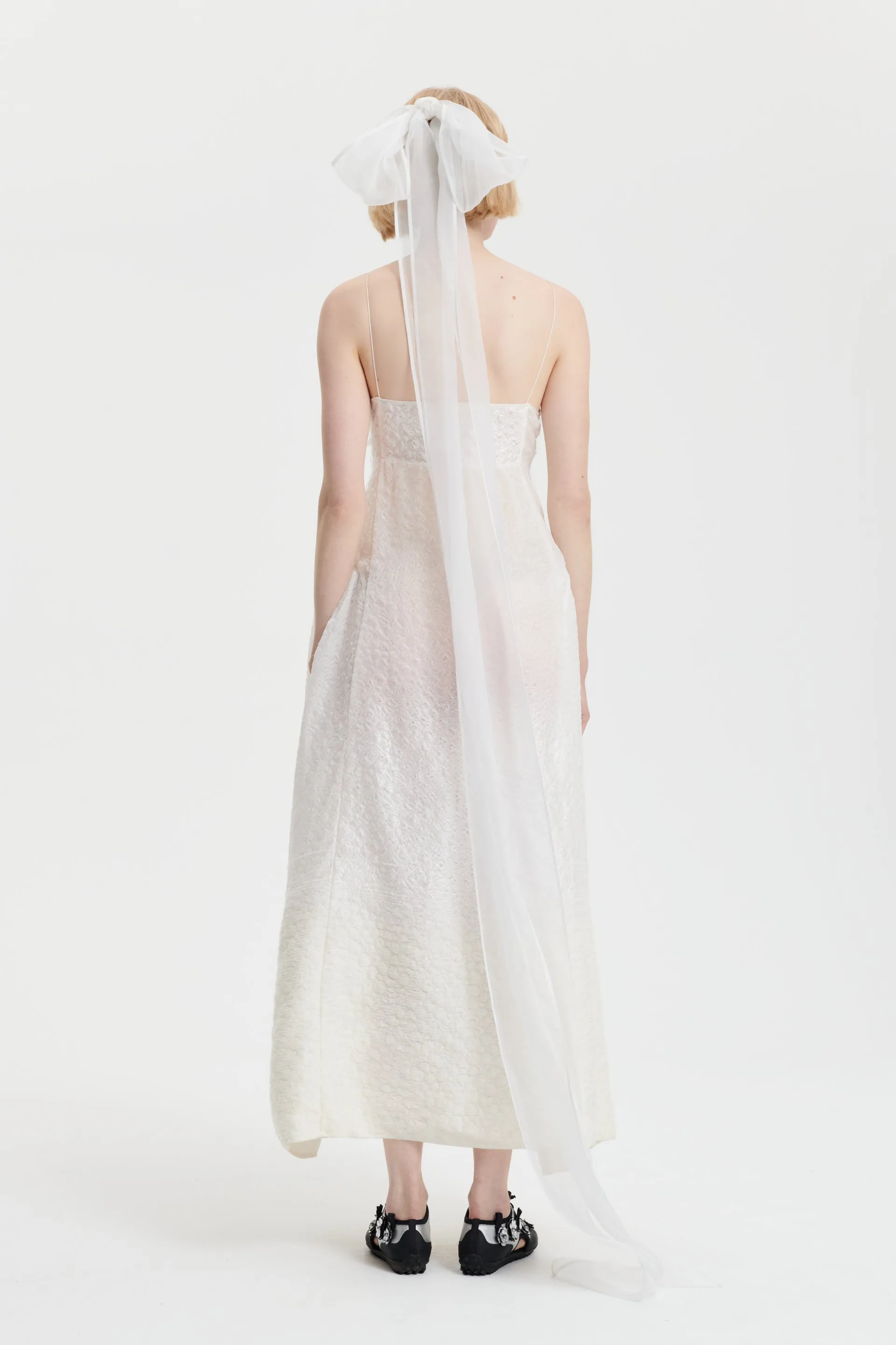 LOUIE | GOWN TIDAL JACQUARD WHITE BRIDAL