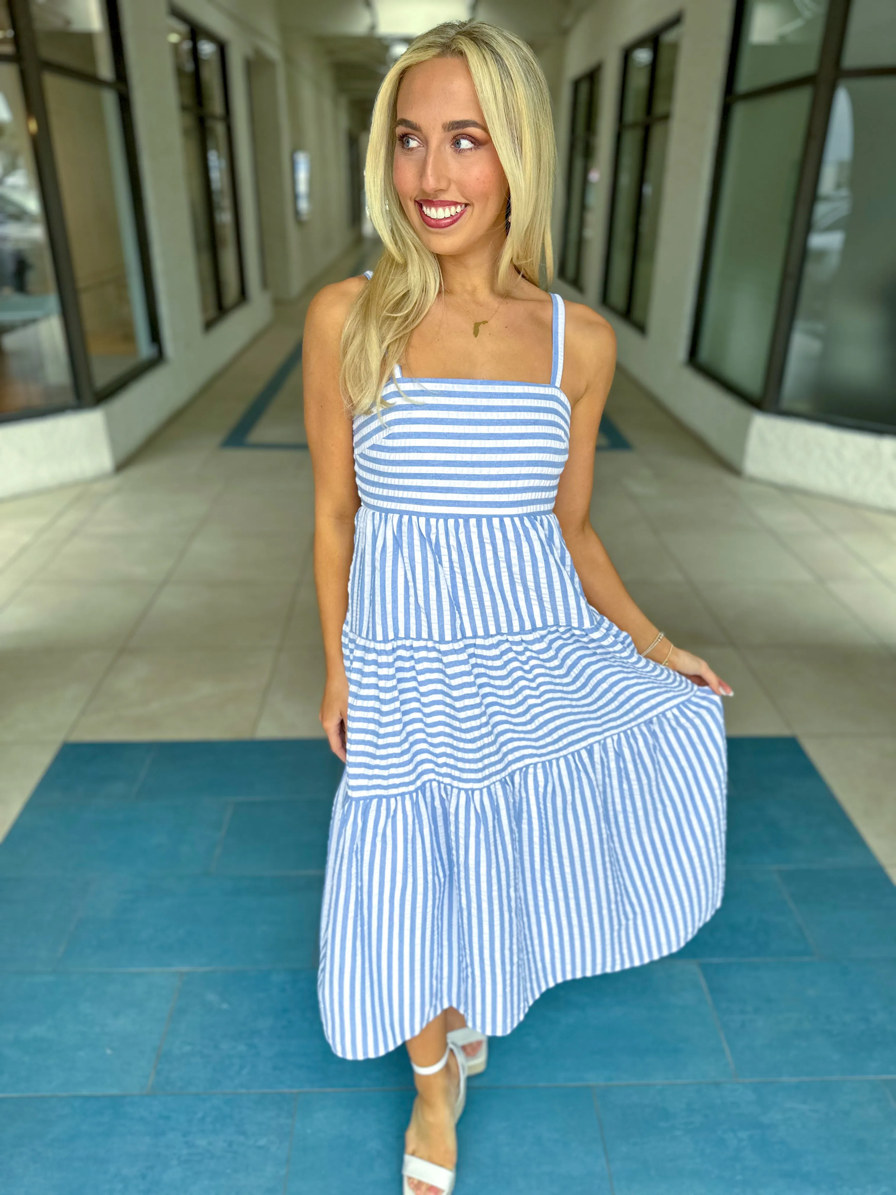 Martha Striped Dress