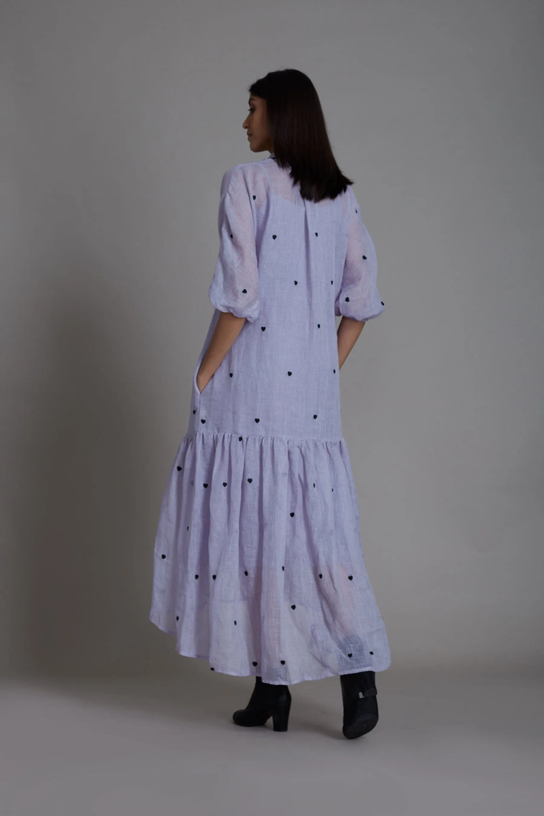 Mati Queen of Hearts Dress-Lavender (Ready to Ship)