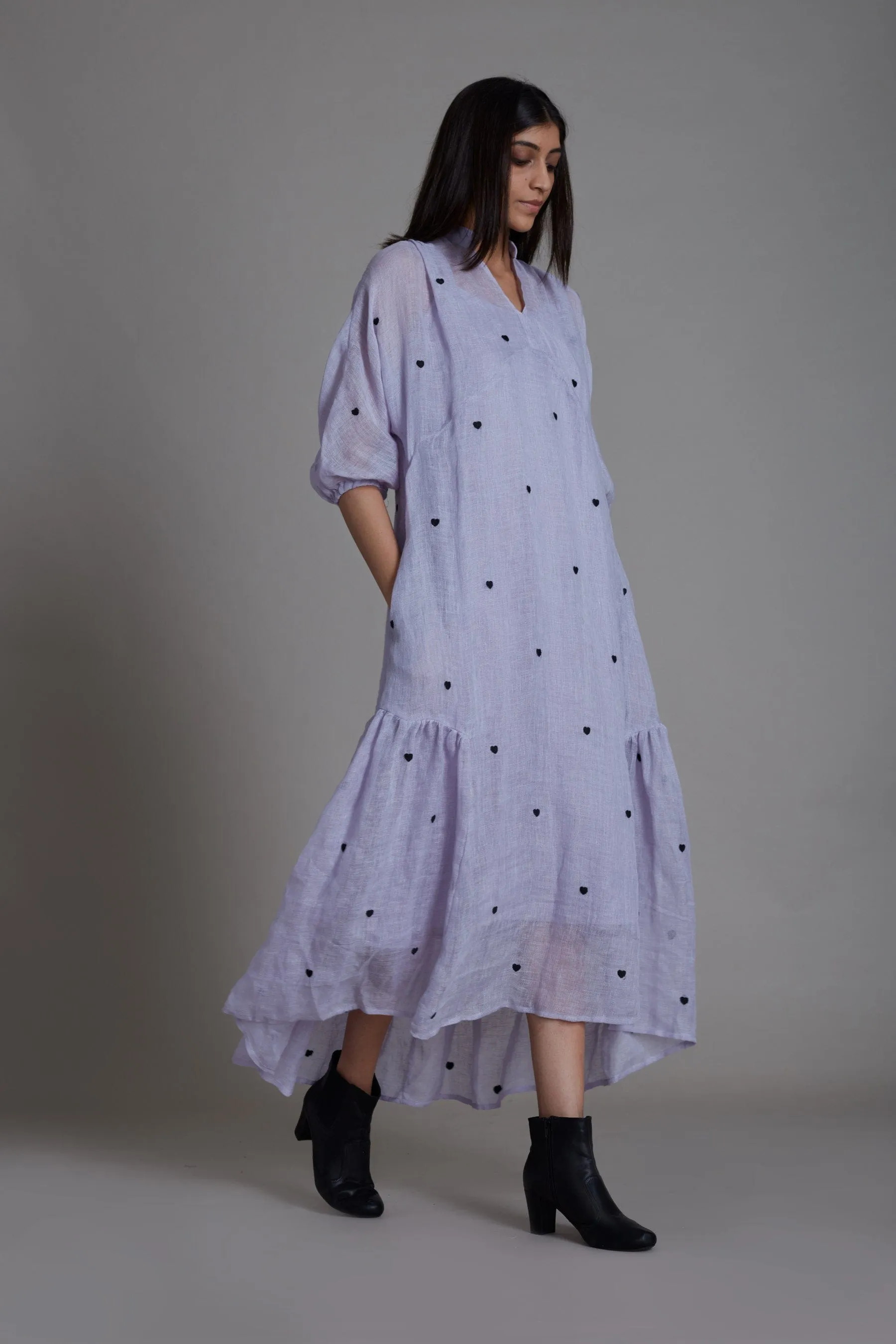 Mati Queen of Hearts Dress-Lavender (Ready to Ship)