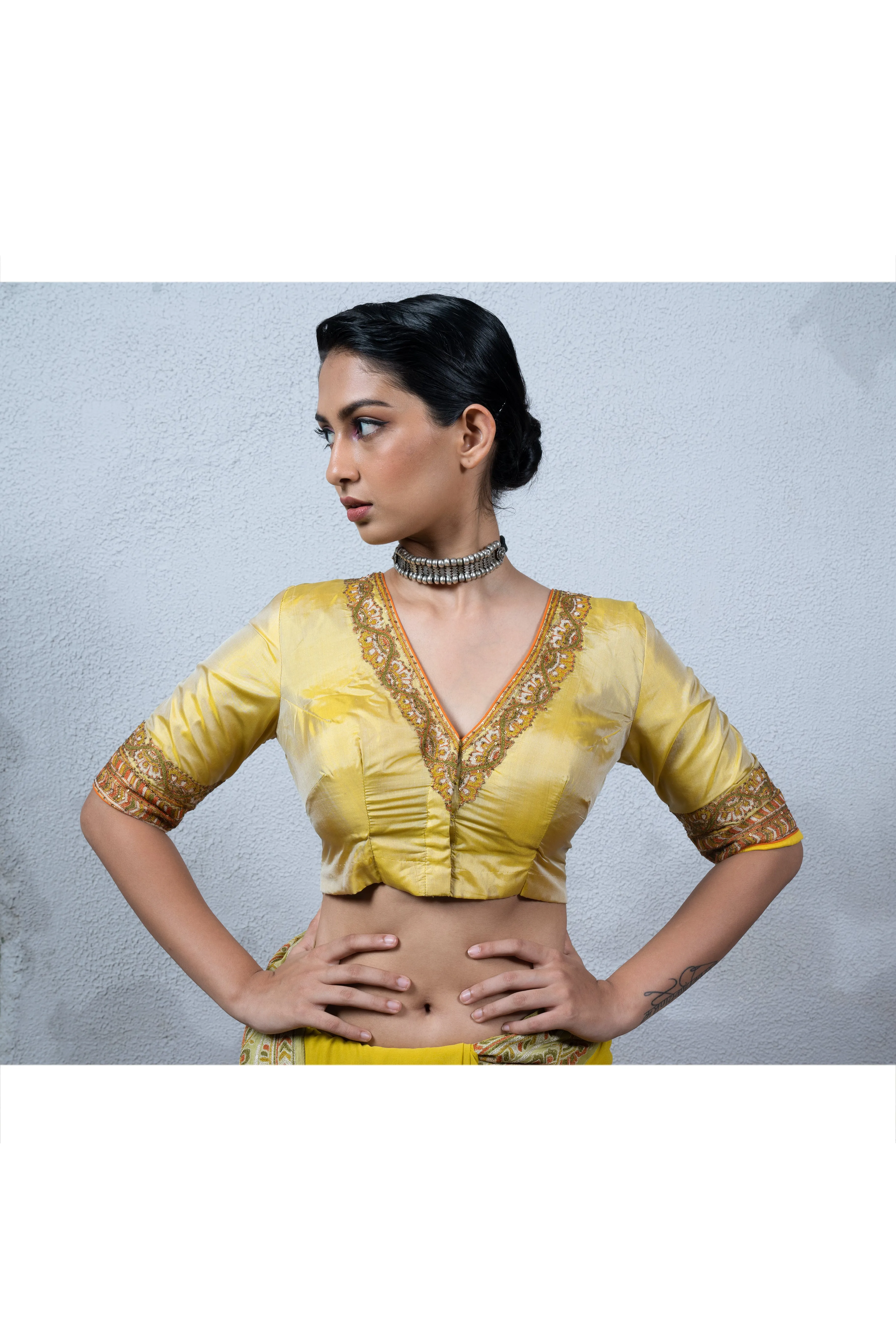 Mysore: Yellow Saree