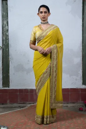 Mysore: Yellow Saree