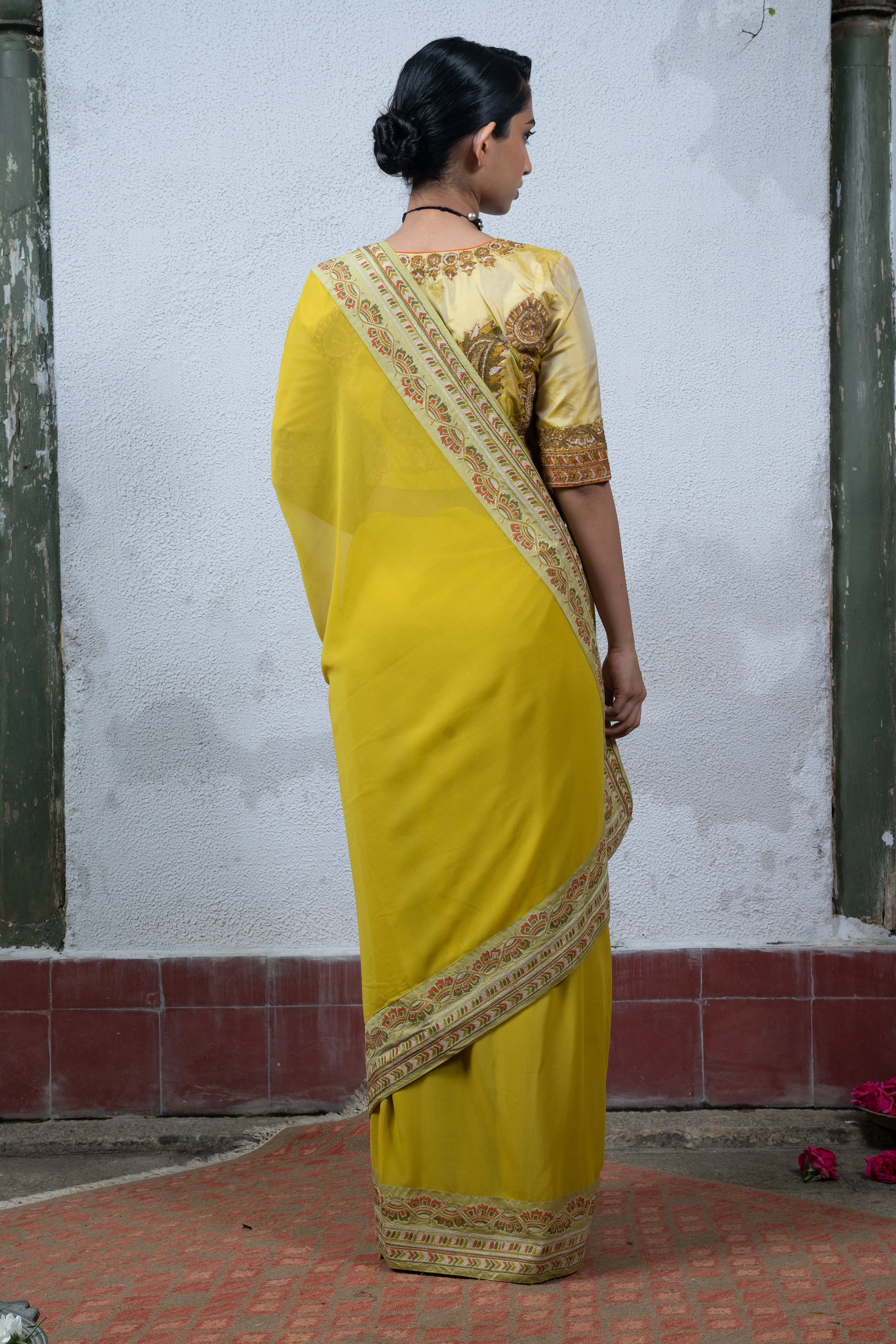 Mysore: Yellow Saree