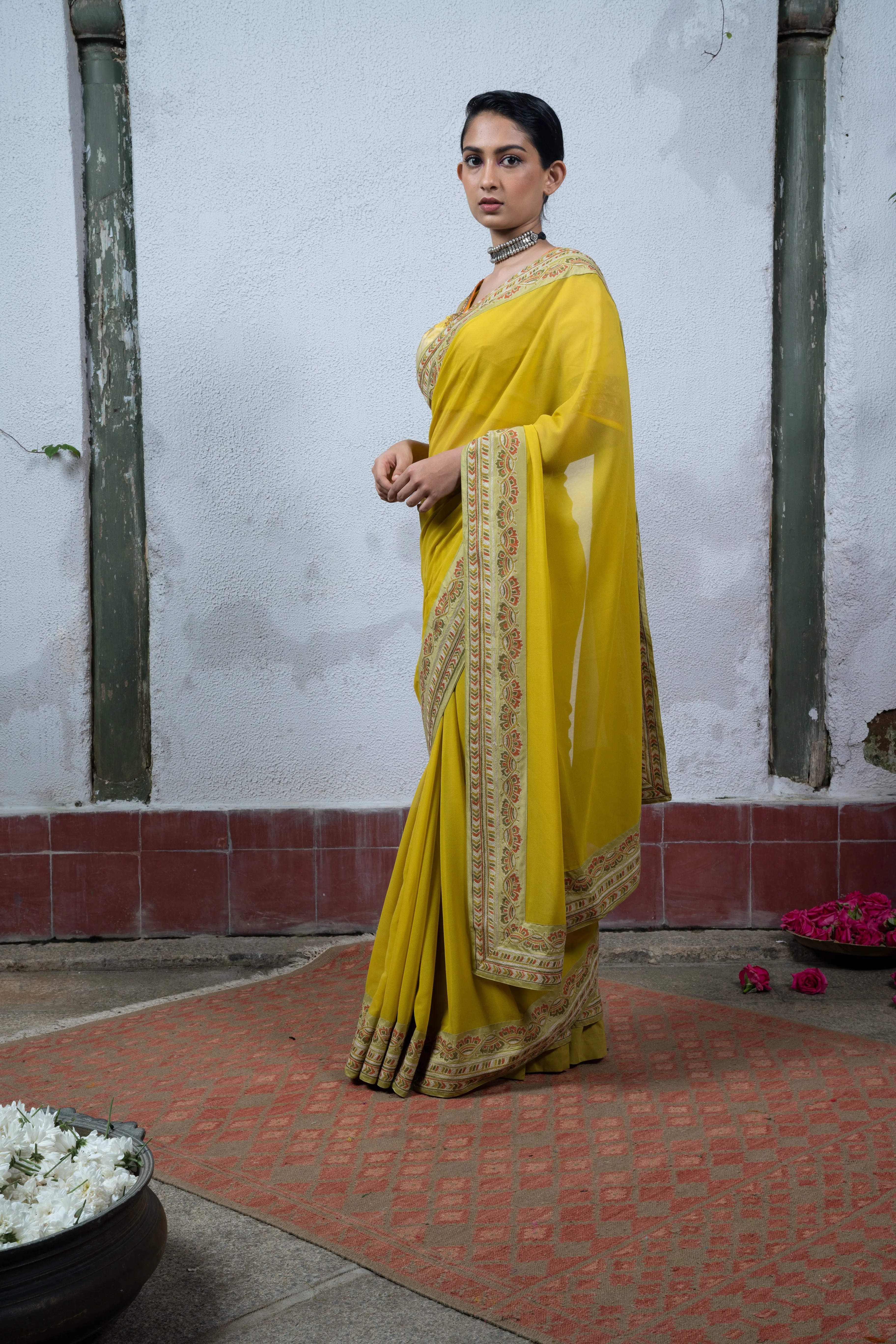 Mysore: Yellow Saree