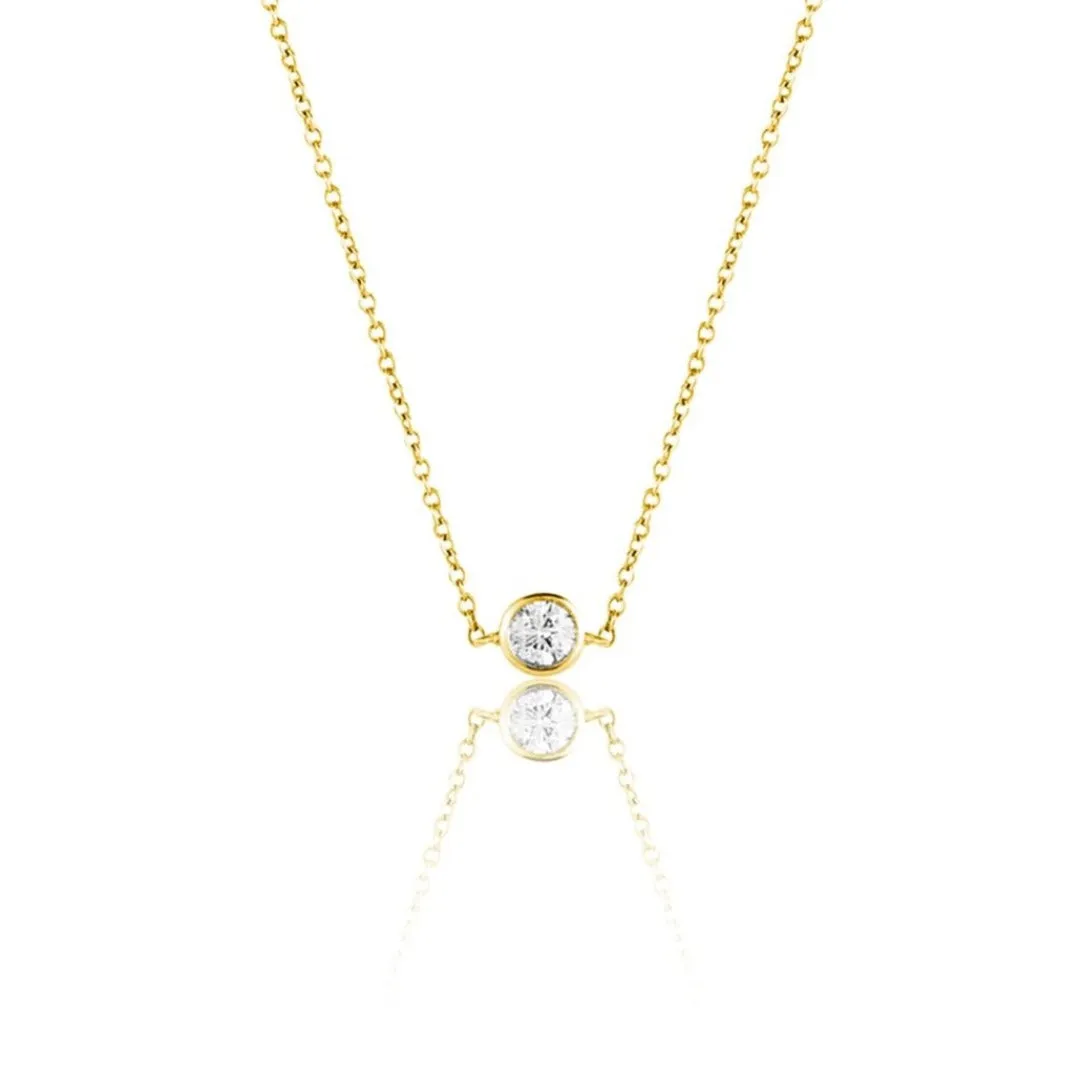 One Diamond Necklace