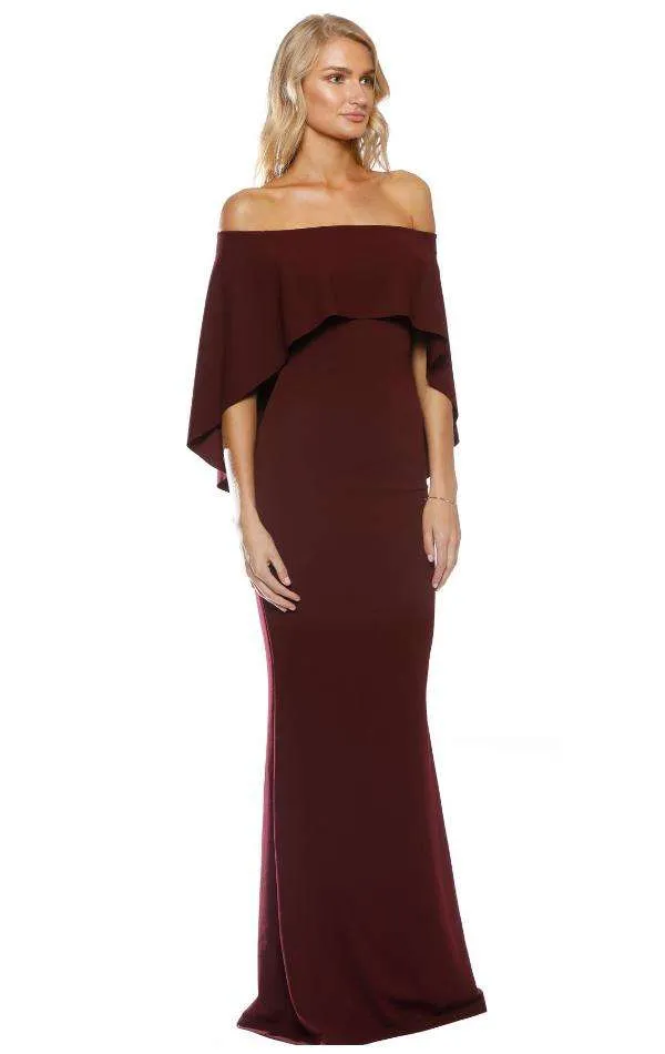 PASDUCHAS Composure Gown (Wine) - RRP $389