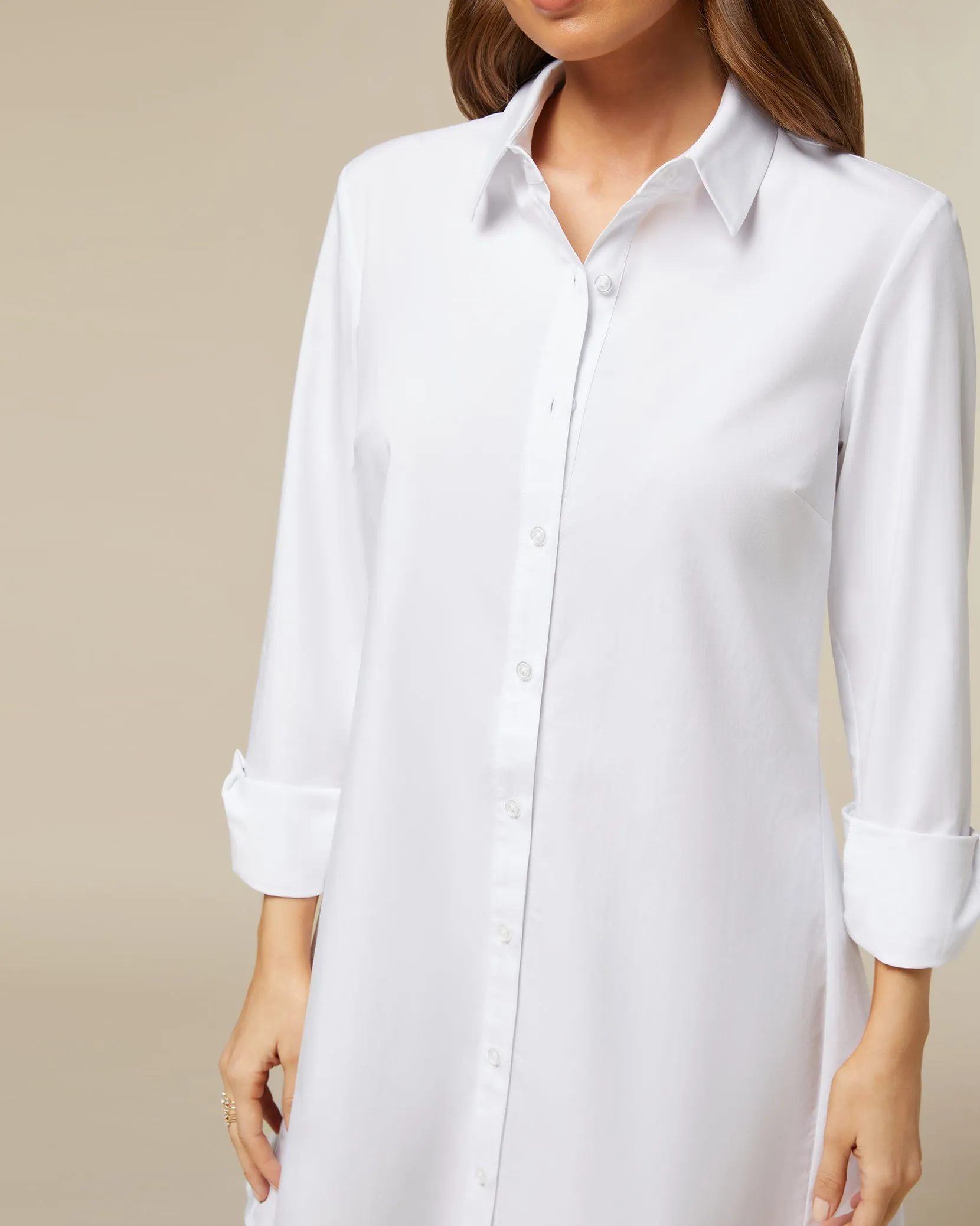 Poplin Shirt Dress