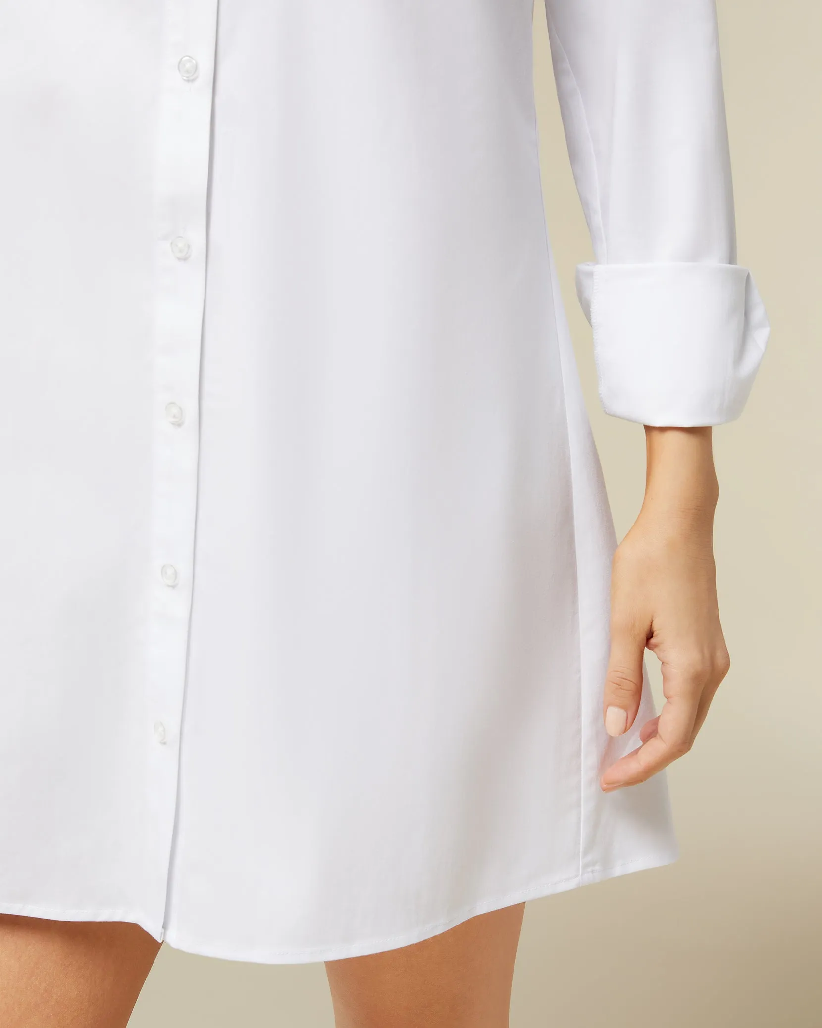 Poplin Shirt Dress