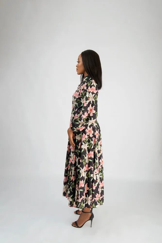 POPPY FLORAL DRESS