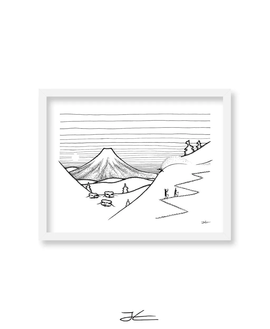 Powderlife Gentemstick Collab - Print/ Framed Print