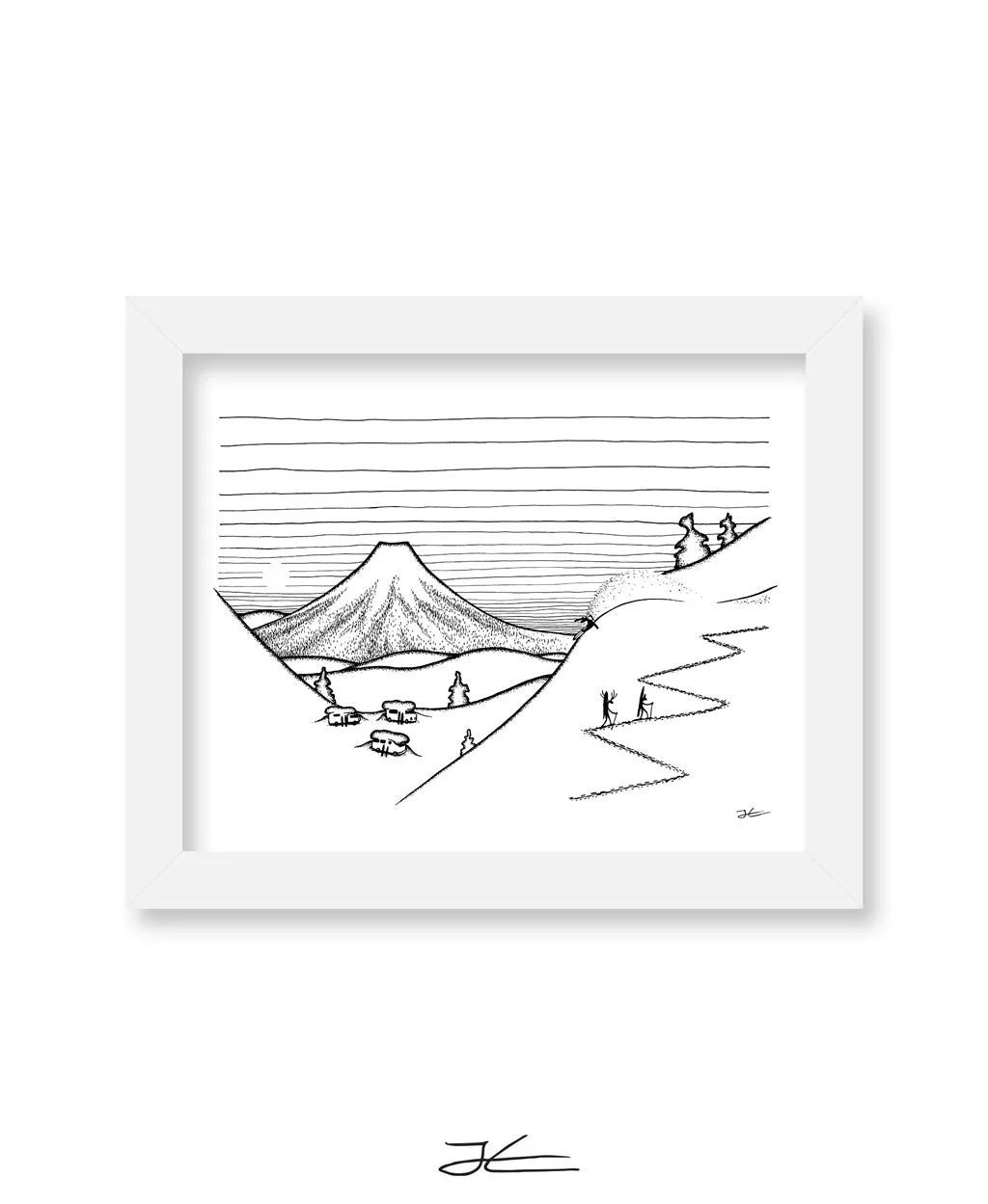 Powderlife Gentemstick Collab - Print/ Framed Print